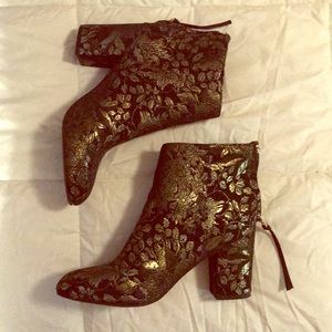 Cynthia Block Heel Bootie